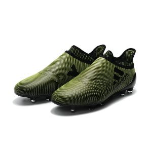 Kopačky Pánské Adidas X 17+ PureSpeed FG – Zelená černá